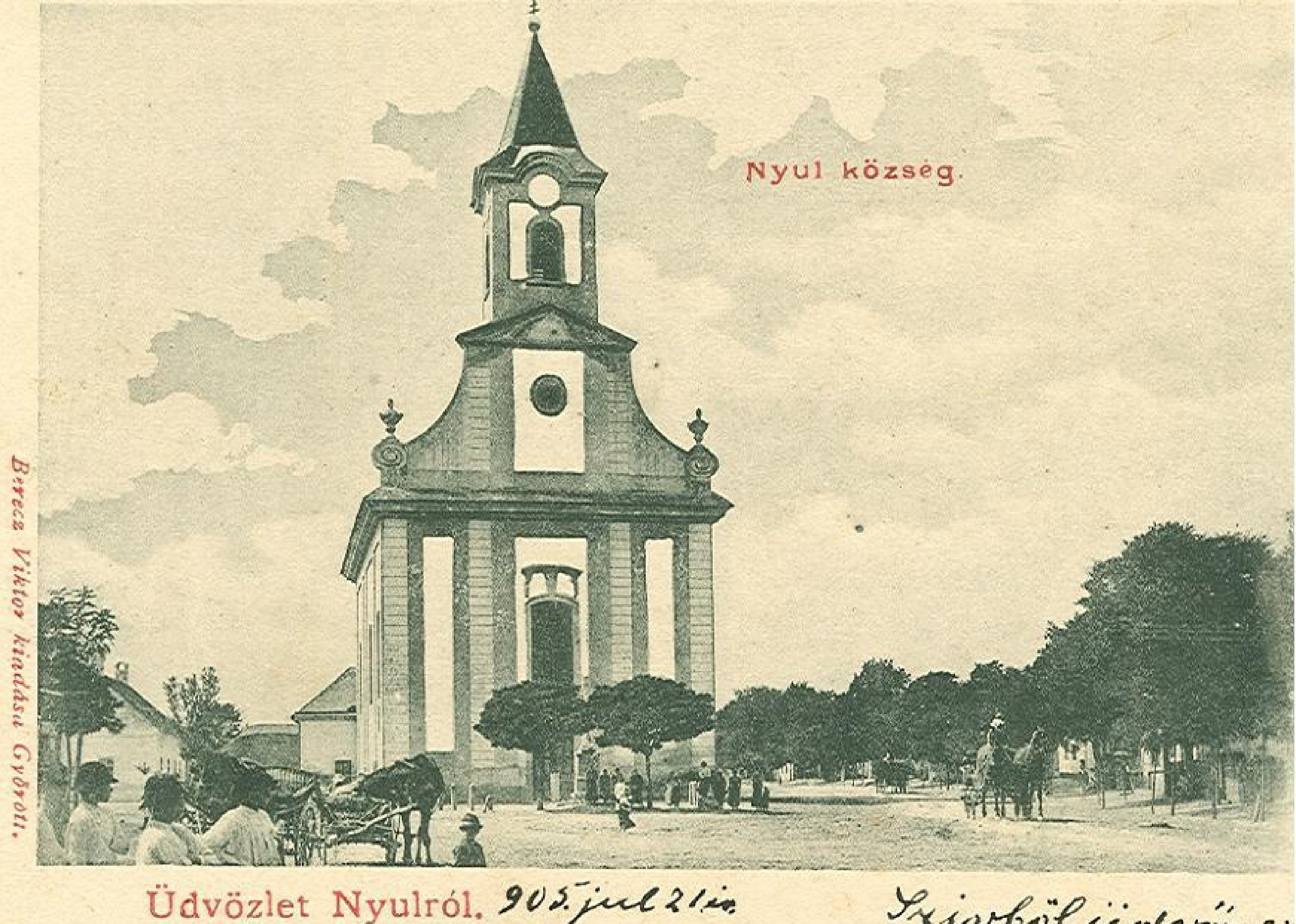 A nyúli templom 1905-ben