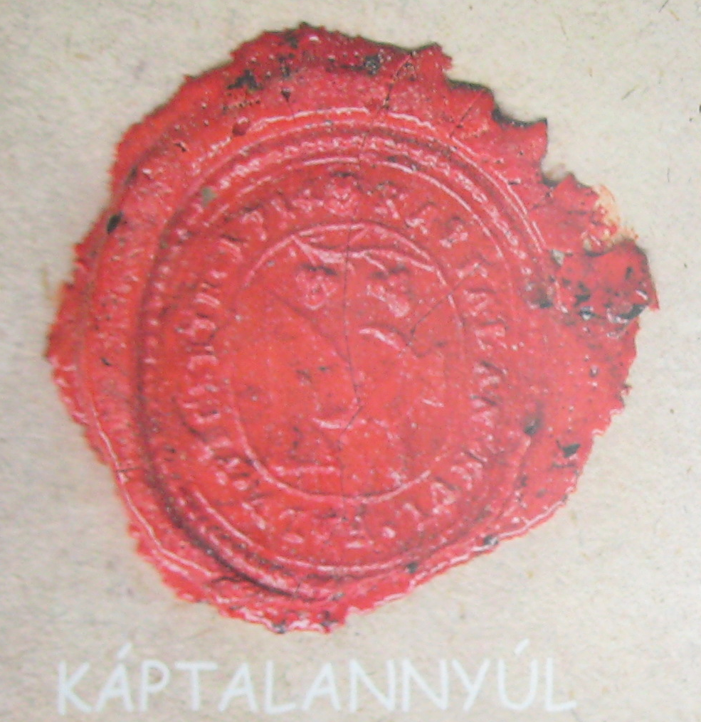 Káptalannyúl 1714-es pecsétnyomója