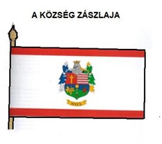 Nyúl község zászlaja